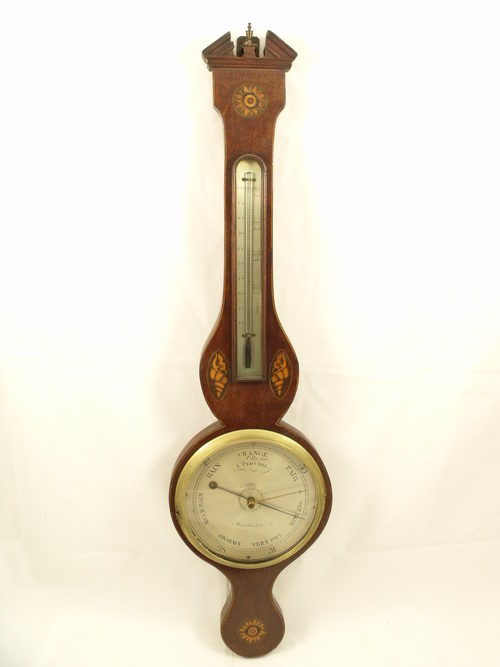 Antiques Atlas - 19th C Mahogany Banjo Barometer